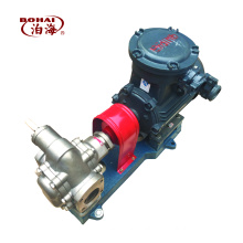 durable high flow stainless steel gear pump for lubricating oil